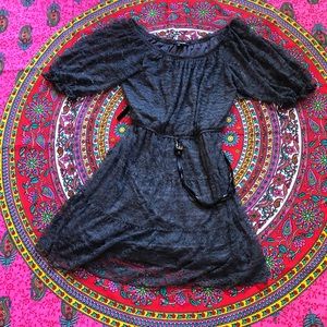 My Michelle Gray Lace Dress